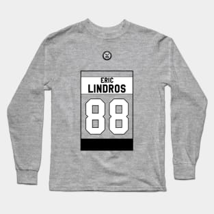 Eric Lindros Banner (Orange shirt) Long Sleeve T-Shirt